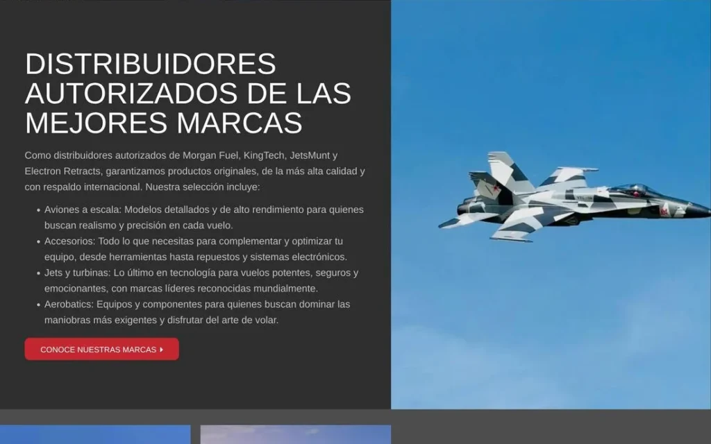 HobbyCol: sección interna del sitio
