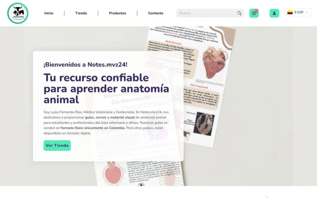 Captura del proyecto Notes MVZ 24