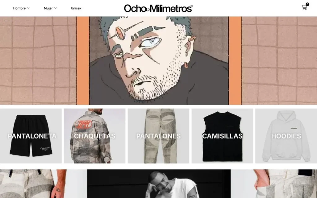 Captura del proyecto Ocho Milímetros